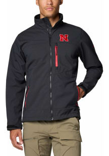 Columbia Nebraska Cornhuskers Mens Black Ascender III Medium Weight Jacket