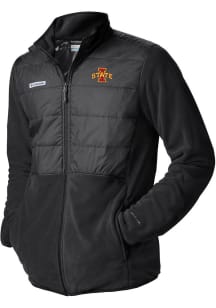 Columbia Iowa State Cyclones Mens Black Basin Butte Light Weight Jacket
