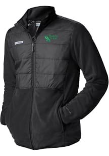 Columbia North Texas Mean Green Mens Black Basin Butte Light Weight Jacket