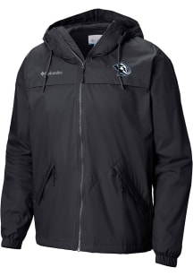 Columbia Utah Hockey Club Mens Black Heat Seal Oroville Creek Lined Jacket Medium Weight Jacket