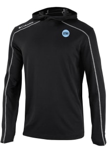 Columbia Utah Hockey Club Mens Black Heat Seal Omni Wick Shot Gun Long Sleeve Hoodie