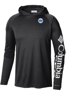 Columbia Utah Hockey Club Mens Black Heat Seal Terminal Tackle Long Sleeve Hoodie