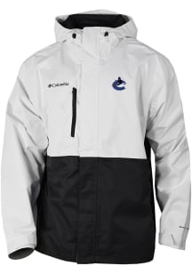 Columbia Vancouver Canucks Mens White Heat Seal Hikebound Light Weight Jacket