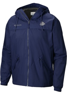 Columbia Vancouver Canucks Mens Navy Blue Heat Seal Oroville Creek Lined Jacket Medium Weight Jack..