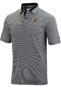 Columbia Vegas Golden Knights Mens Black Heat Seal Golden Hills Polo Short Sleeve Polo