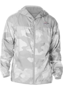 Columbia Washington Capitals Mens Grey Heat Seal Camo Flash Challenger Light Weight Jacket
