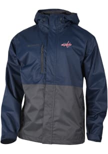 Columbia Washington Capitals Mens Navy Blue Heat Seal Hikebound Light Weight Jacket
