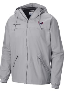 Columbia Washington Capitals Mens Grey Heat Seal Oroville Creek Lined Jacket Medium Weight Jacket