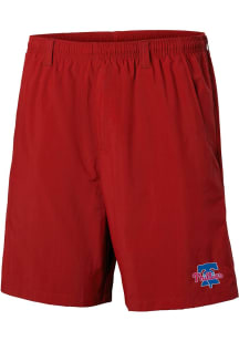 Columbia Philadelphia Phillies Mens Red Heat Seal Backcast Shorts