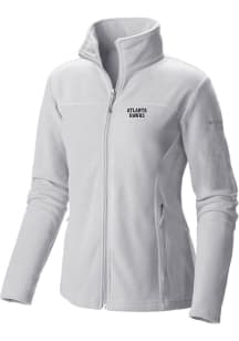 Columbia Atlanta Hawks Womens Grey Give and Go II Fleece Light Weight Jacket