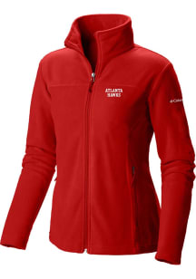 Columbia Atlanta Hawks Womens Red Give and Go II Fleece Light Weight Jacket