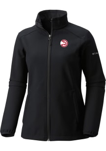 Columbia Atlanta Hawks Womens Black Heat Seal Kruser Ridge III Light Weight Jacket