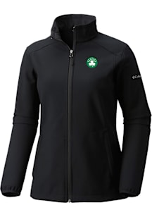 Columbia Boston Celtics Womens Black Heat Seal Kruser Ridge III Light Weight Jacket