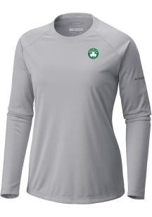 Columbia Boston Celtics Womens Grey Heat Seal Tidal LS Tee