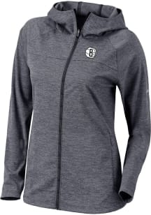 Columbia Brooklyn Nets Womens Black Heat Seal Omni Wick Half Shot Light Weight Jacket
