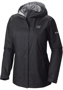 Columbia Brooklyn Nets Womens Black Heat Seal Arcadia II Full Zip Jacket Light Weight Jacket