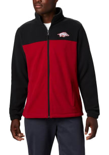 Columbia Arkansas Razorbacks Mens Crimson Flanker III Medium Weight Jacket