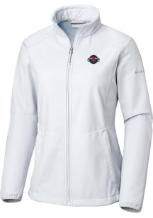 Columbia Houston Rockets Womens Grey Heat Seal Kruser Ridge Light Weight Jacket