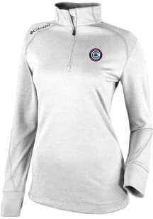 Columbia Los Angeles Clippers Womens White Heat Seal Omni Wick Shotgun 2.0 Qtr Zip