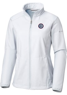 Columbia Los Angeles Clippers Womens Grey Heat Seal Kruser Ridge Light Weight Jacket