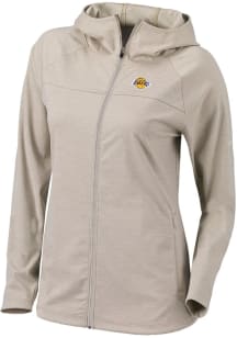 Columbia Los Angeles Lakers Womens Khaki Heat Seal Omni Wick Half Shot Light Weight Jacket