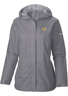 Columbia Los Angeles Lakers Womens Grey Heat Seal Arcadia II Full Zip Jacket Light Weight Jacket