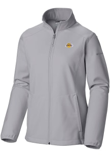 Columbia Los Angeles Lakers Womens Grey Heat Seal Kruser Ridge Light Weight Jacket