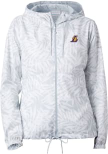 Columbia Los Angeles Lakers Womens White Heat Seal Flash Forward Light Weight Jacket