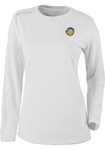 Columbia Memphis Grizzlies Womens White Heat Seal Omni Wick Shot Gun Long Sleeve T-Shirt