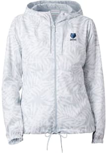 Columbia Memphis Grizzlies Womens White Heat Seal Flash Forward Light Weight Jacket