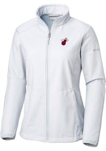 Columbia Miami Heat Womens Grey Heat Seal Kruser Ridge Light Weight Jacket