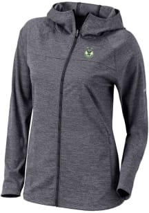 Columbia Milwaukee Bucks Womens Black Heat Seal Omni Wick Half Shot Light Weight Jacket
