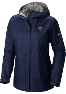 Columbia New Orleans Pelicans Womens Navy Blue Heat Seal Arcadia II Full Zip Jacket Light Weight J..