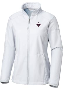 Columbia New Orleans Pelicans Womens Grey Heat Seal Kruser Ridge Light Weight Jacket