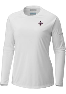 Columbia New Orleans Pelicans Womens White Heat Seal Tidal LS Tee