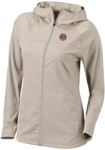 Columbia New York Knicks Womens Khaki Heat Seal Omni Wick Half Shot Light Weight Jacket