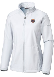 Columbia New York Knicks Womens Grey Heat Seal Kruser Ridge Light Weight Jacket