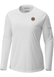 Columbia New York Knicks Womens White Heat Seal Tidal LS Tee