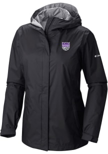 Columbia Sacramento Kings Womens Black Heat Seal Arcadia II Full Zip Jacket Light Weight Jacket