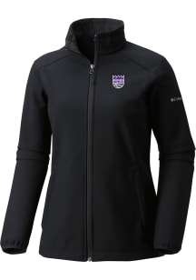Columbia Sacramento Kings Womens Black Heat Seal Kruser Ridge III Light Weight Jacket