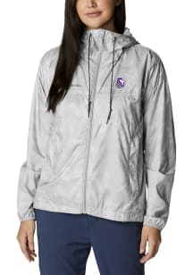 Columbia Sacramento Kings Womens White Heat Seal Flash Challenger Light Weight Jacket