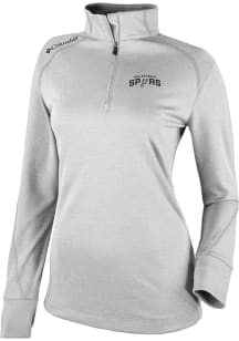 Columbia San Antonio Spurs Womens White Heat Seal Omni Wick Shotgun 2.0 Qtr Zip