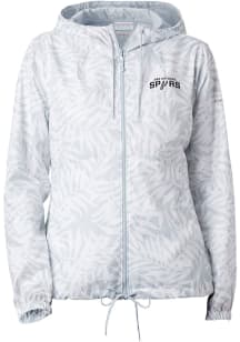 Columbia San Antonio Spurs Womens White Heat Seal Flash Forward Light Weight Jacket