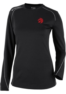 Columbia Toronto Raptors Womens Black Heat Seal Omni Wick Shot Gun Long Sleeve T-Shirt