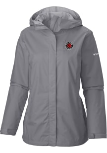 Columbia Toronto Raptors Womens Grey Heat Seal Arcadia II Full Zip Jacket Light Weight Jacket