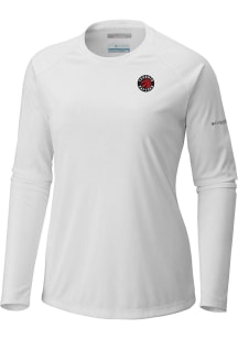 Columbia Toronto Raptors Womens White Heat Seal Tidal LS Tee