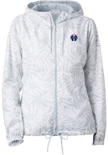 Columbia Washington Wizards Womens White Heat Seal Flash Forward Light Weight Jacket