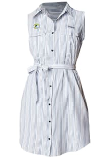 Columbia Los Angeles Rams Womens Blue Heat Seal Sun Drifter Short Sleeve Dress
