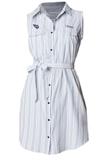 Columbia Tennessee Titans Womens Blue Heat Seal Sun Drifter Short Sleeve Dress