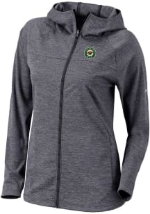 Columbia Minnesota Wild Womens Black Heat Seal Omni Wick Half Shot Light Weight Jacket